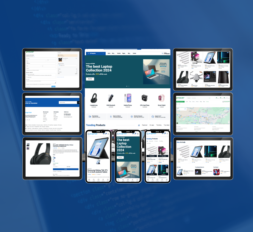 E-commerce Website with Admin Panel (Bongo-Technology)